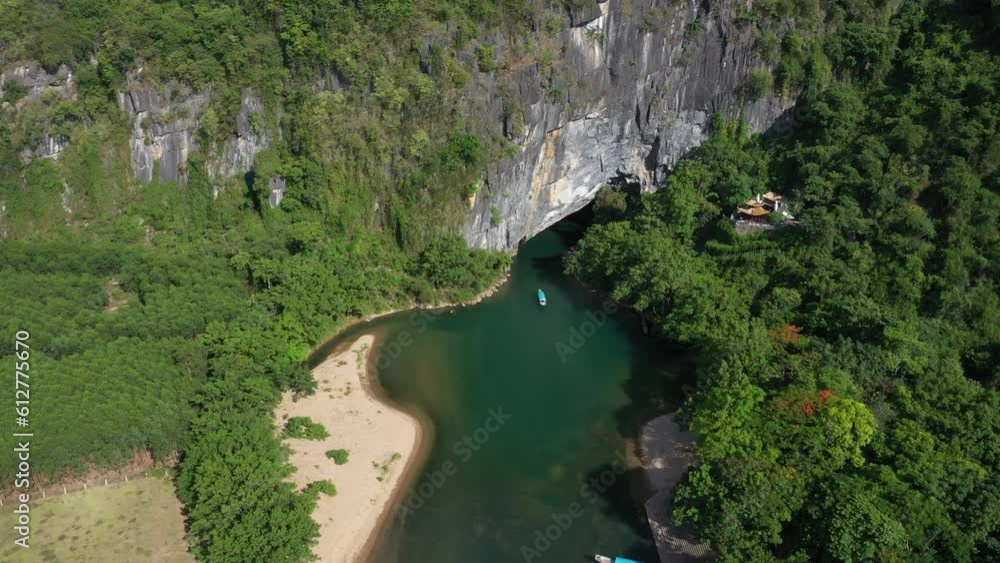 Aerial Phong Nha Ke Bang cave area, Quang Binh, Vietnam Aerial Phong Nha Ke Bang cave area, Quang Binh, Vietnam