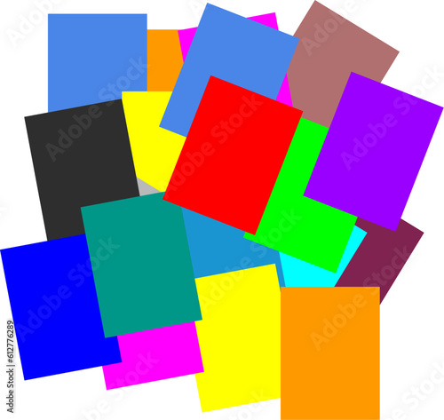 Viele bunte Notizzettel