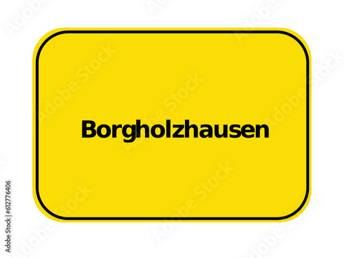 Ortseingangsschild - Borgholzhausen