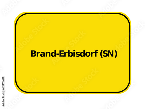Ortseingangsschild - Brand-Erbisdorfer SN