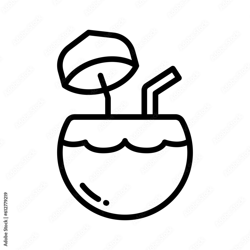 coconut icon for your website, mobile, presentation, and logo design. coconut icon for your website, mobile, presentation, and logo design.