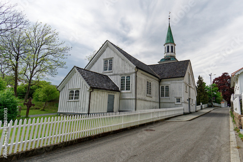Wooden church of Risör, Agder, Norway