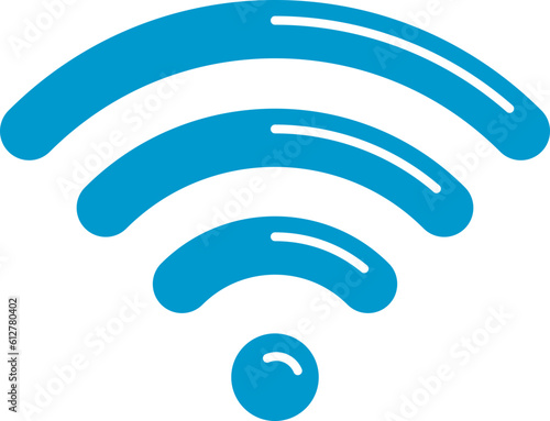 Wi Fi symbol signal connection. Vector wireless internet technology sign. Wifi network communication icon.