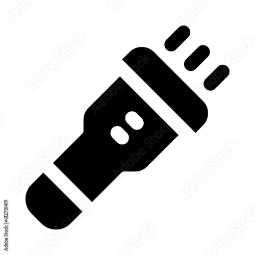 flashlight icon for your website, mobile, presentation, and logo design.