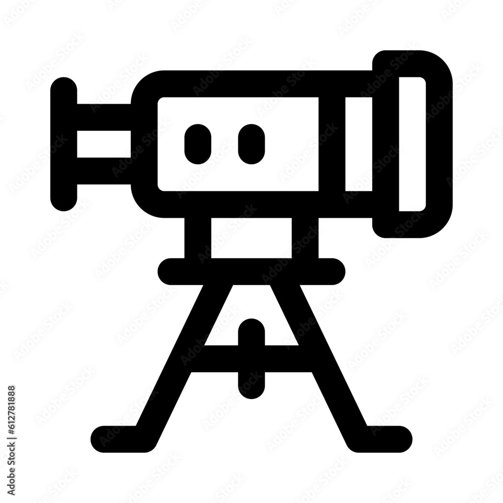 telescope icon for your website, mobile, presentation, and logo design. telescope icon for your website, mobile, presentation, and logo design.