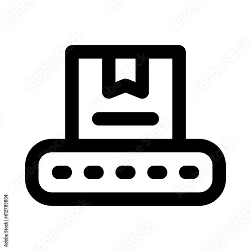 conveyor belt icon for your website, mobile, presentation, and logo design.