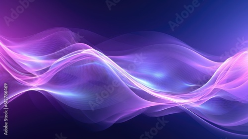 Violet Fractal Waves background