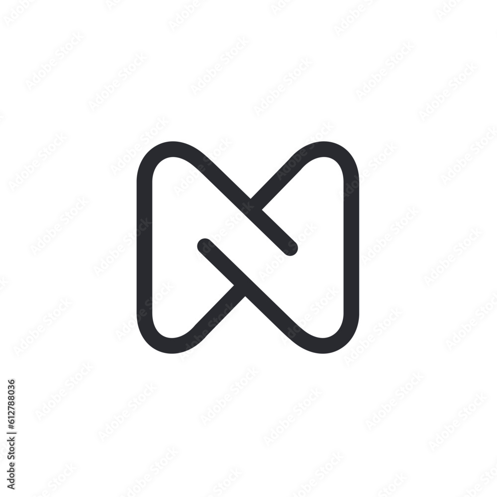 Vector logo design template for business. Letter N logo Vector logo design template for business. Letter N logo