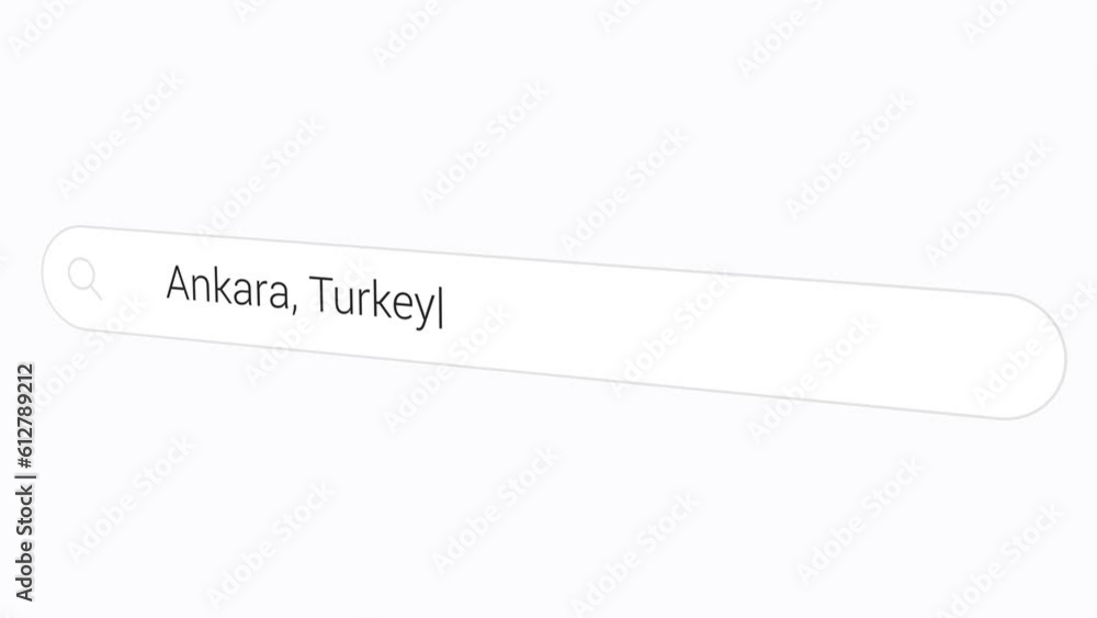 Searching Ankara, Turkey In The Web. Heart And Capital City Of Turkey. closeup Searching Ankara, Turkey In The Web. Heart And Capital City Of Turkey. closeup
