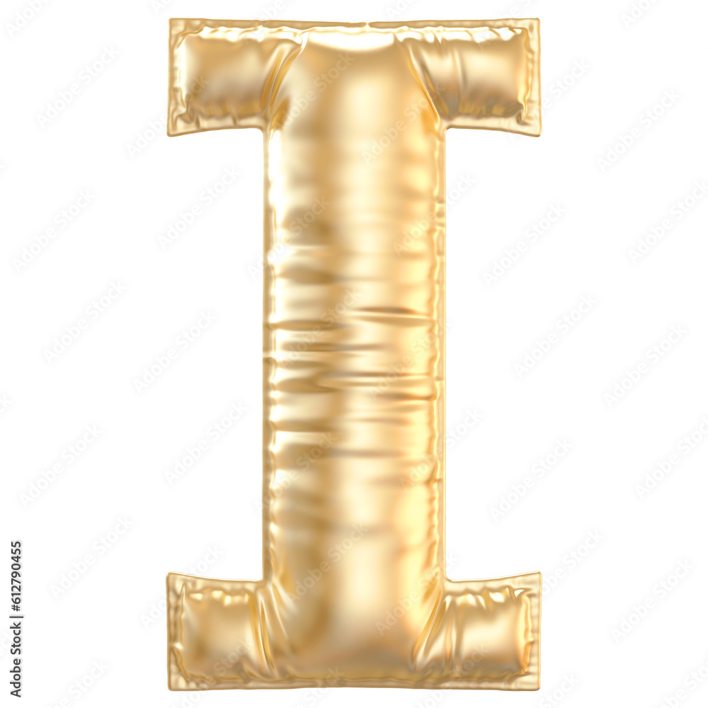 Balloon Alphabet I Gold Balloon Alphabet I Gold