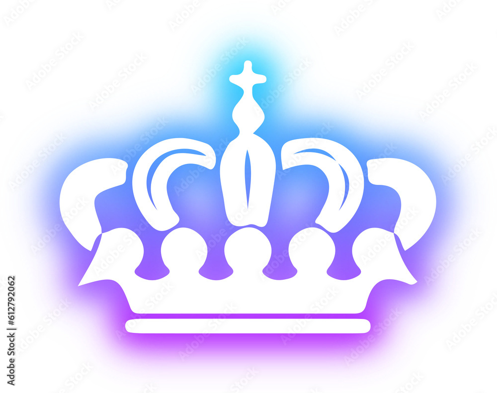 Collection of crown neon