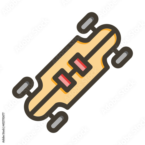 Longboard Icon Design