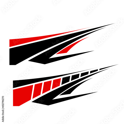 vector car decal sticker design. car wrap decal stickers. car strip decals