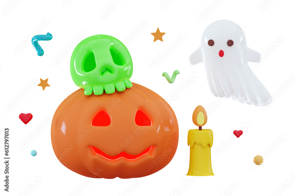 3d Halloween pumpkin Scary pumpkin isolated Festive background Cut scary smile Holiday poster Happy Halloween Minimal 3D rendering illustration 3d Halloween pumpkin Scary pumpkin isolated Festive background Cut scary smile Holiday poster Happy Halloween Minimal 3D rendering illustration