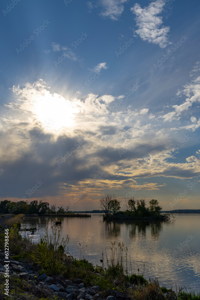 Nove mlyny lake, Southern Moravia, Czech Republic