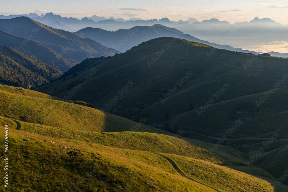 summer landscape near Monte Grappa, Northern Italy