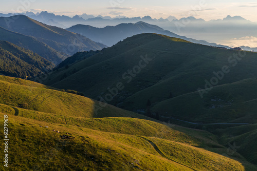 summer landscape near Monte Grappa, Northern Italy