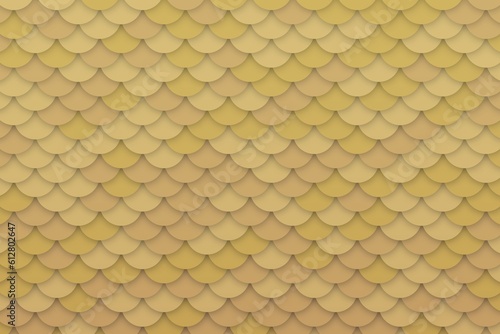 金色の鱗模様のシンプルな背景イメージ photo