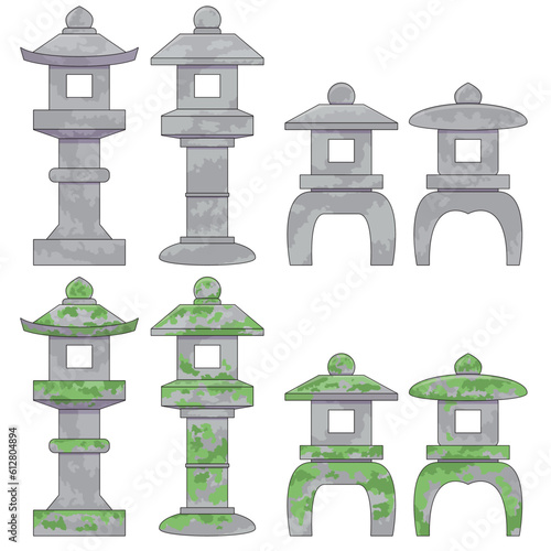 石灯篭（ラインあり）