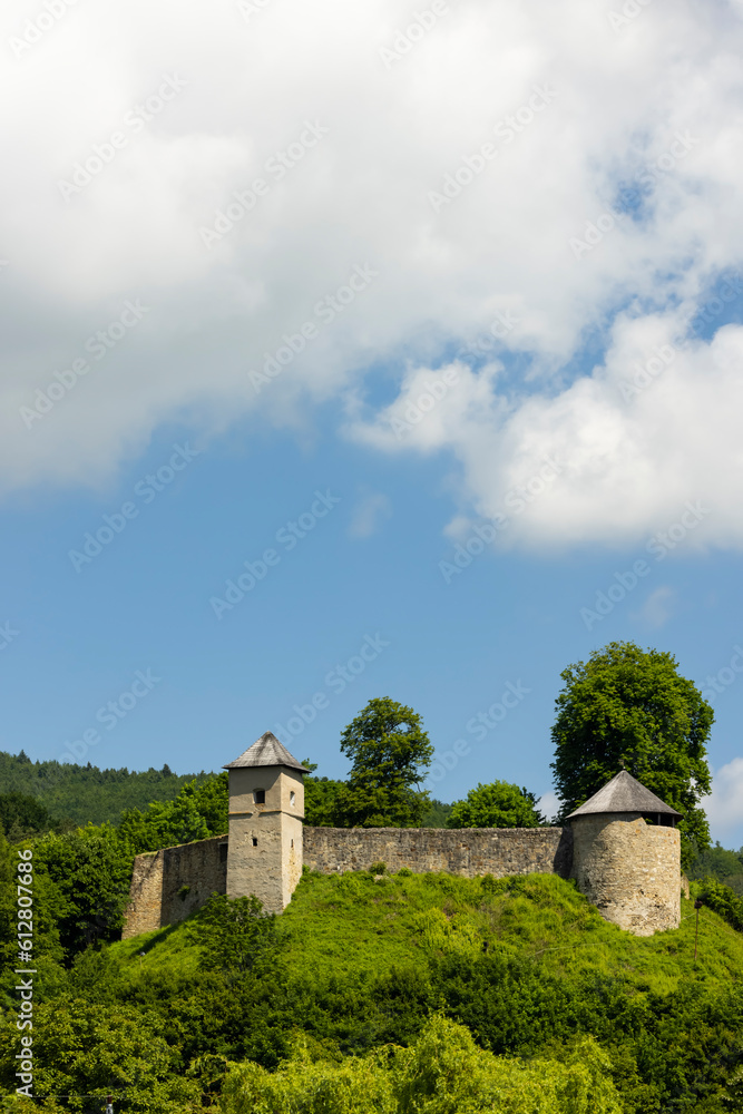 Brumov castle in Brumov Bylnice, Moravia, Czech Republic