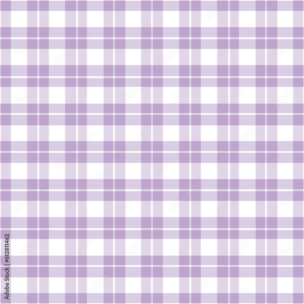 Seamless plaid pattern. Vector illustration. Purple background. Lilac plaid. Texture for plaid, tablecloths, clothes, dresses, paper, bedding, blankets, quilts and other textile products. Vector illus Seamless plaid pattern. Vector illustration. Purple background. Lilac plaid. Texture for plaid, tablecloths, clothes, dresses, paper, bedding, blankets, quilts and other textile products. Vector illus