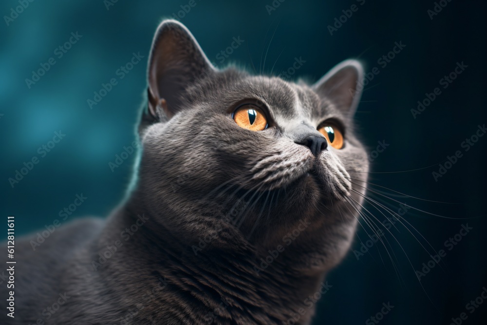 A Ai generated british shorthair cat