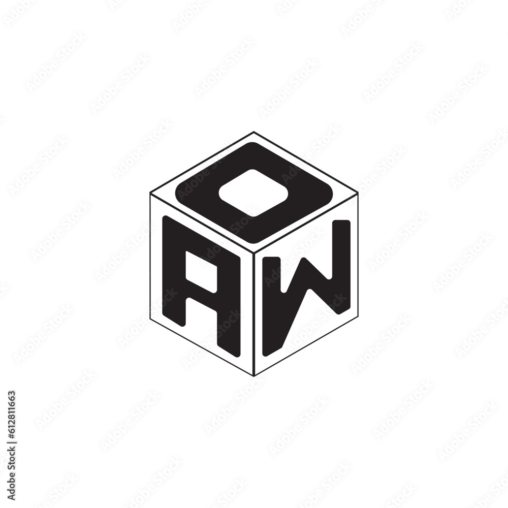 Cube letter logo design with colorful background. Cube letter logo design with colorful background.