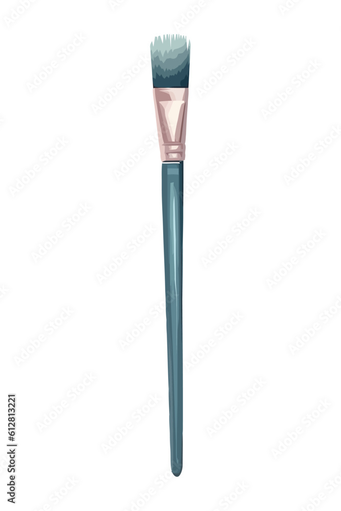 Shiny plastic paintbrush for art Shiny plastic paintbrush for art