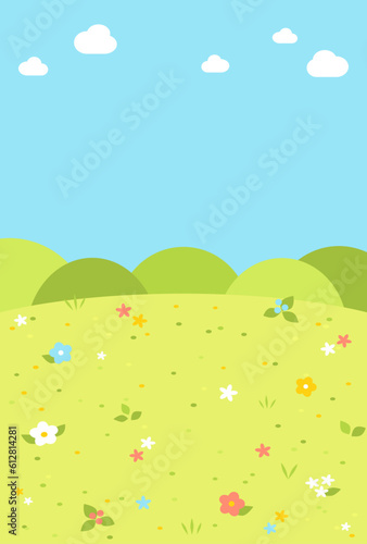 背景イラスト_草原