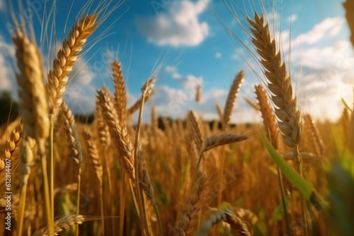 olden wheat field  ai generative
