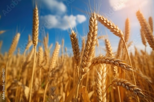 olden wheat field  ai generative