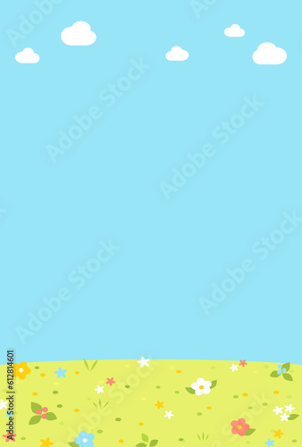 背景イラスト_草原