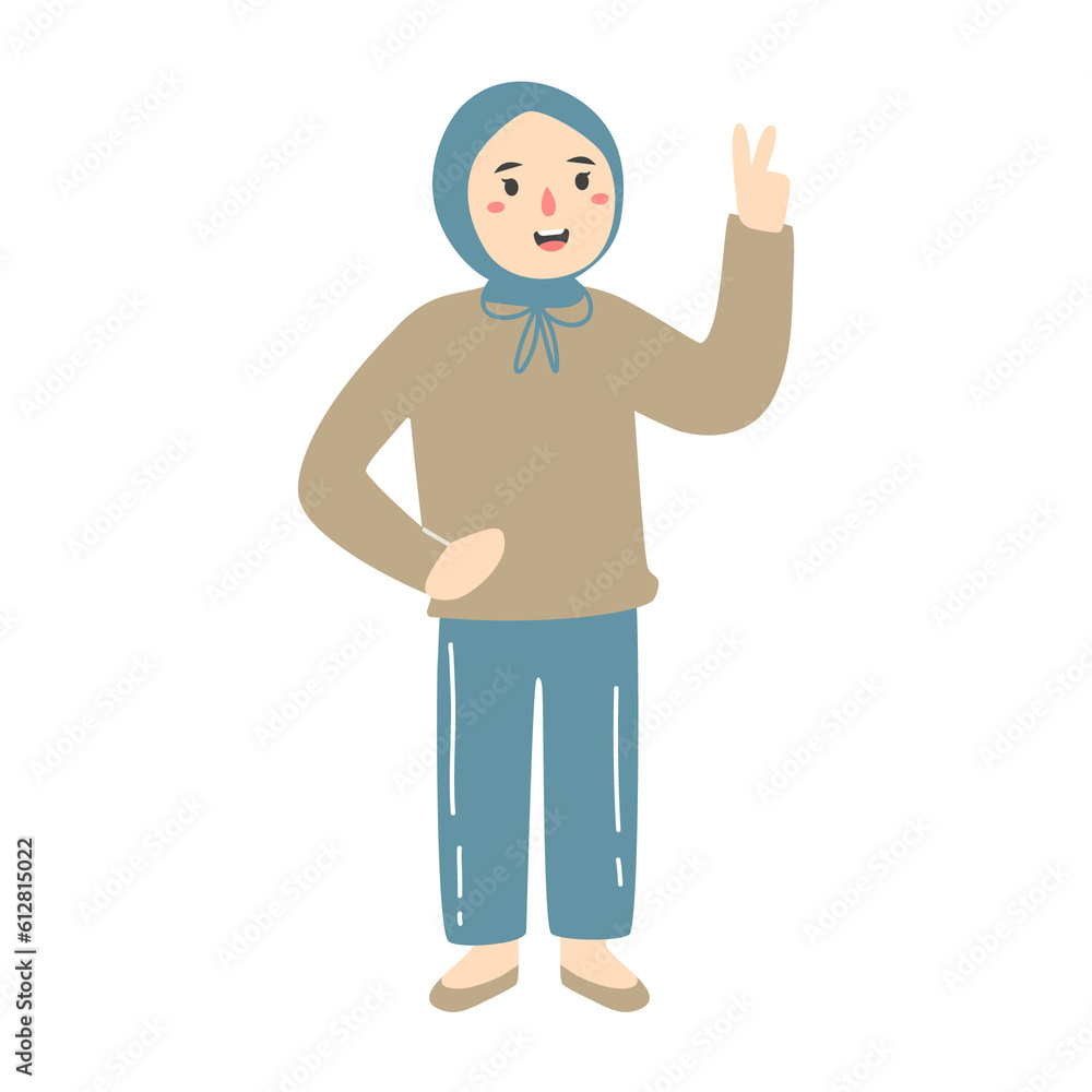 people hijab positive gestures body language people hijab positive gestures body language