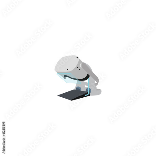 VR Concept Design of virtual reality technology, graphic of a teenage gamer, Vr headset illustration , VR Vector design. vector Metaverse color line vector set with VR, Virtual reality, Game,