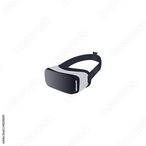 Vr headset illustration , VR Vector  design. vector Metaverse color line vector set with VR, Virtual reality, Game, concept of virtual reality technology, graphic of a teenage gamer