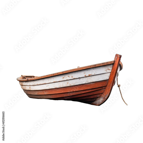 a canoe sailing