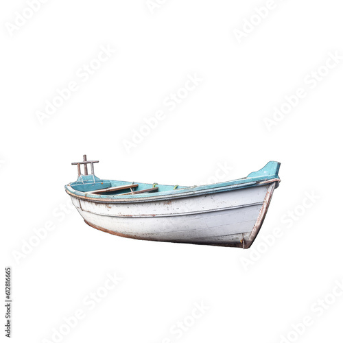 a canoe sailing