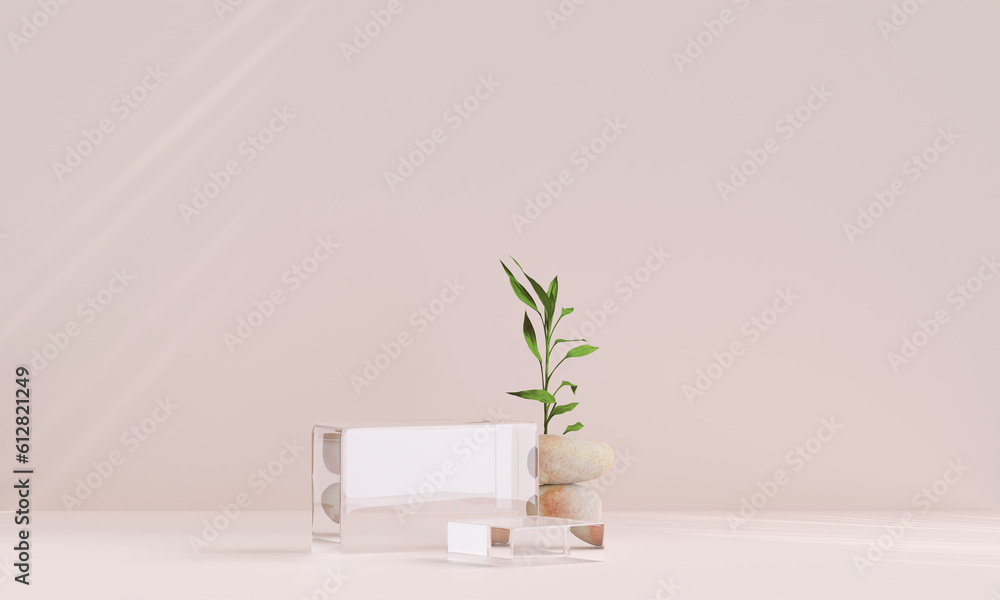 glass podium on black background for product presentation. 3d illustration. glass podium on black background for product presentation. 3d illustration.