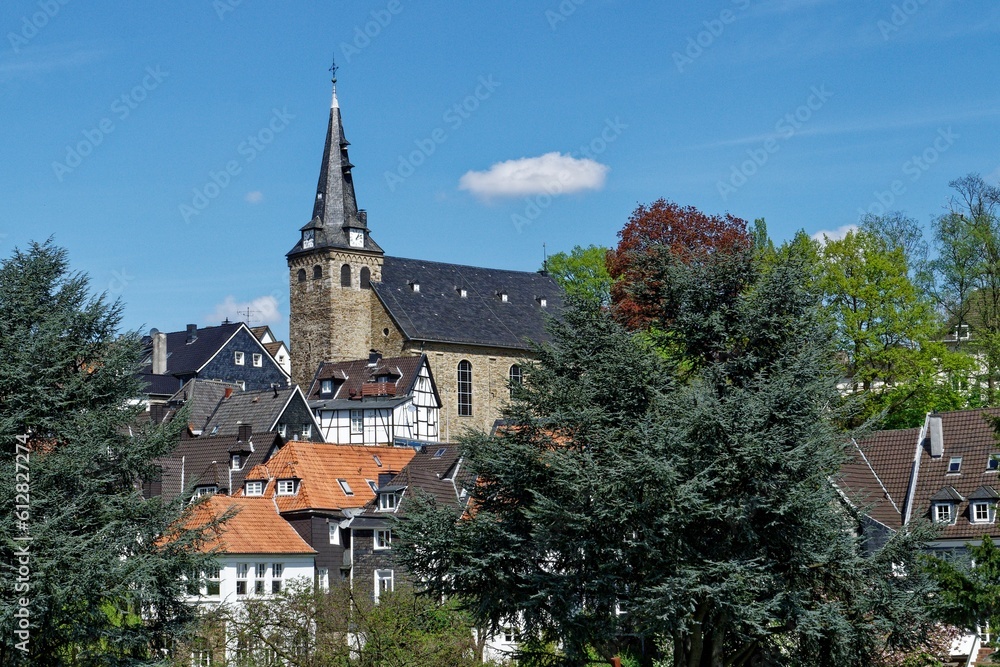 Fototapeta premium Altstadt von Essen-Kettwig, Nordrhein-Westfalen, Deutschland