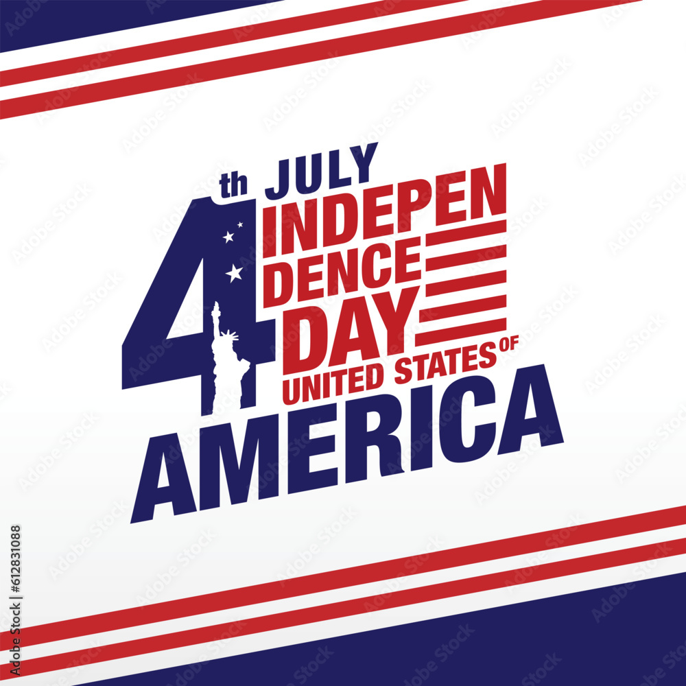 Happy Independence Day USA Vector
