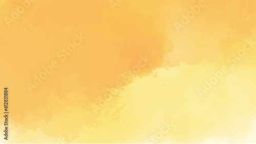 Abstract yellow watercolor background.Hand painted watercolor. vector