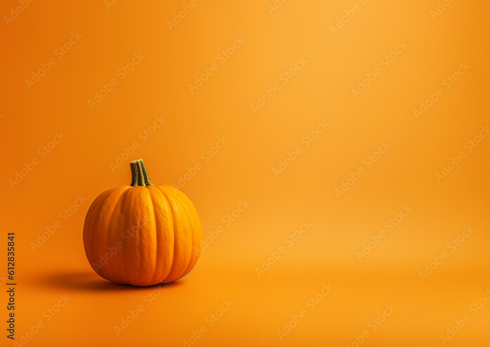 orange pumpkin on orange background. orange pumpkin on orange background.