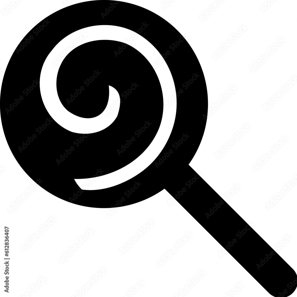 Swirl lollipop icon Swirl lollipop icon