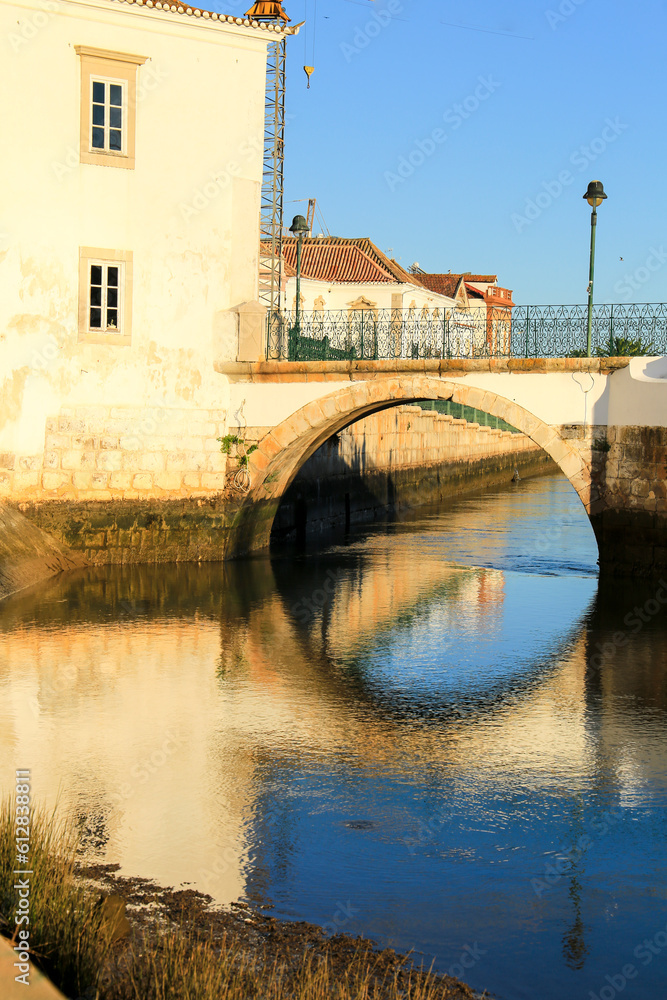 The Bridge Ponte Romana in the old town of Tavira