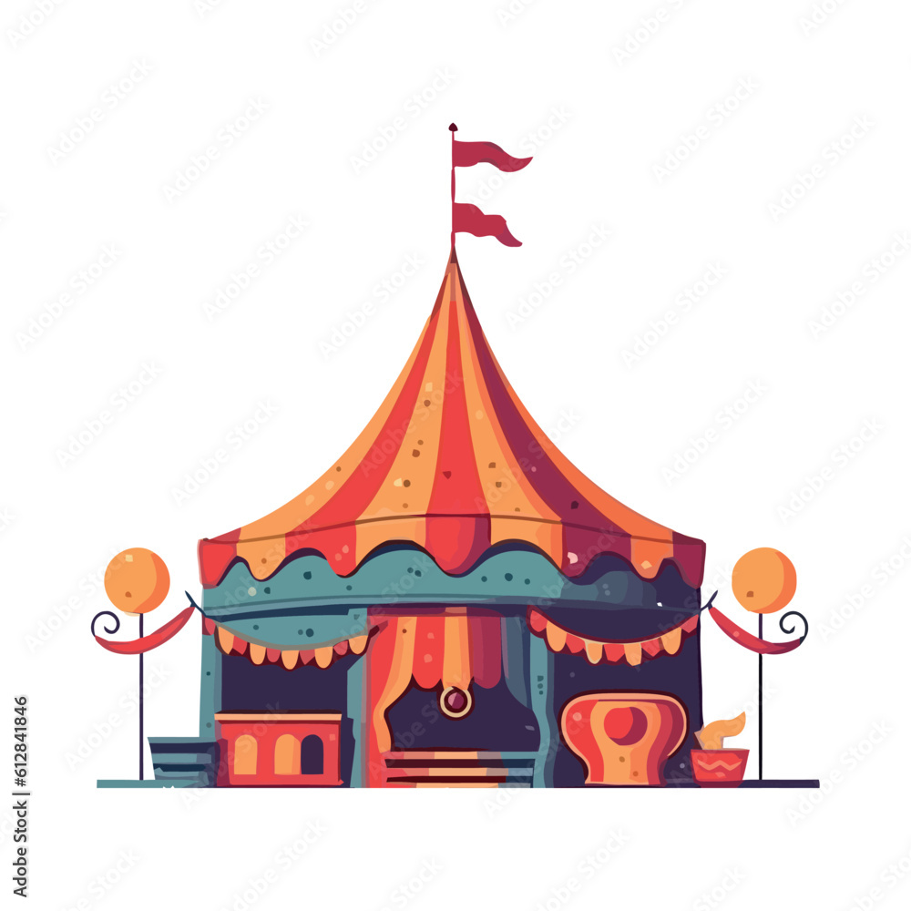 fun fair tent, circus and balloons fun fair tent, circus and balloons