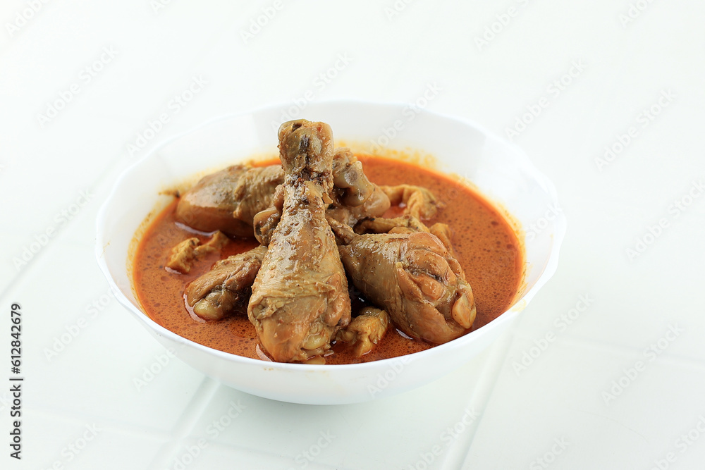 Kare or Gulai Ayam , Spicy Chicken Curry Made from Chicken Thigh, Spices, and Coconut Milk. Kare or Gulai Ayam , Spicy Chicken Curry Made from Chicken Thigh, Spices, and Coconut Milk.