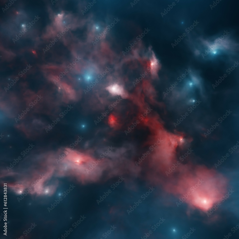Panoramic Image of Center of the Orion Nebula.