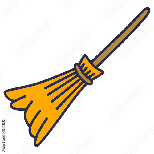 illustration of a broomstick