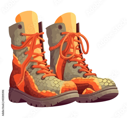 pair of hiking boots