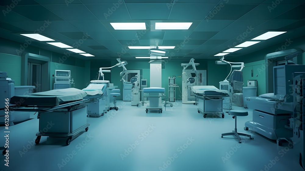 surreal futuristic operating room surreal futuristic operating room